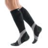 Svart/Grå Bauerfeind Compression Socks Bästa kompressionsstrumpan för uthållighet återhämtning och avlastar hälsena hälsenor