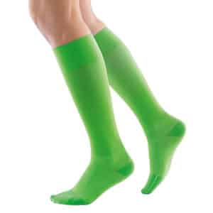Grön Bauerfeind Compression Socks Bästa kompressionsstrumpan för uthållighet återhämtning och hälsena hälsenor