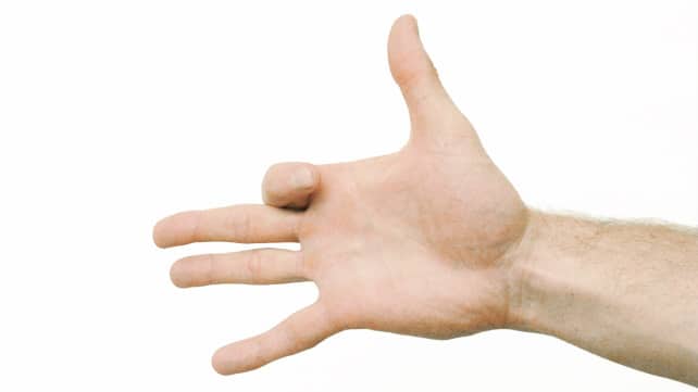 Fingerböjningar övning 2 handartros