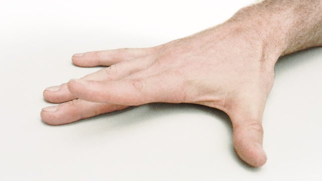 Fingerlyft övning 6 handartros