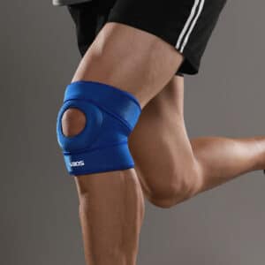 Vbosi Knästöd PFSS, patella luxation, samt främre knäsmärta blå