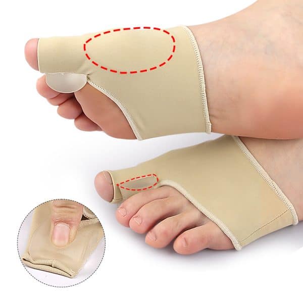 Hallux Valgus stöd med tåseparerare – 2pack