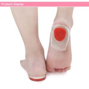 Hälinlägg mot Hälsporre – Stötdämpande skoinlägg röd