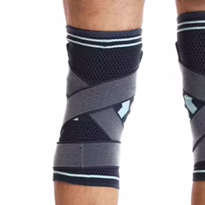 AOLIKES Knästöd Sport med kompression (Blå) 4