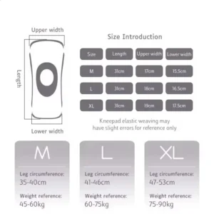 AOLIKES Knästöd Sport med kompression storlek